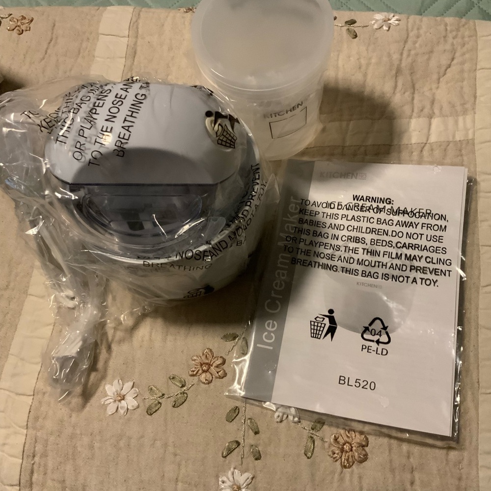 White Ice Cream Maker